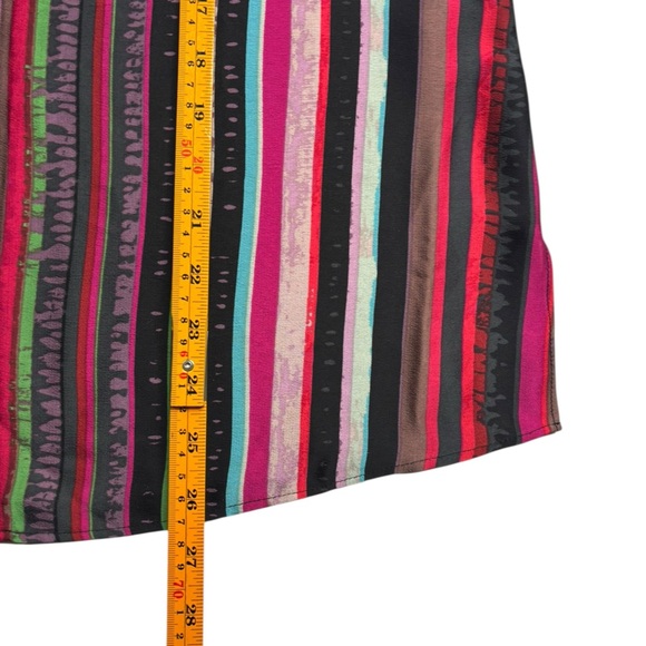 NEW NIC+ZOE Vivid Vision Button Front Business Casual Lightweight Blouse Small - Picture 11 of 13